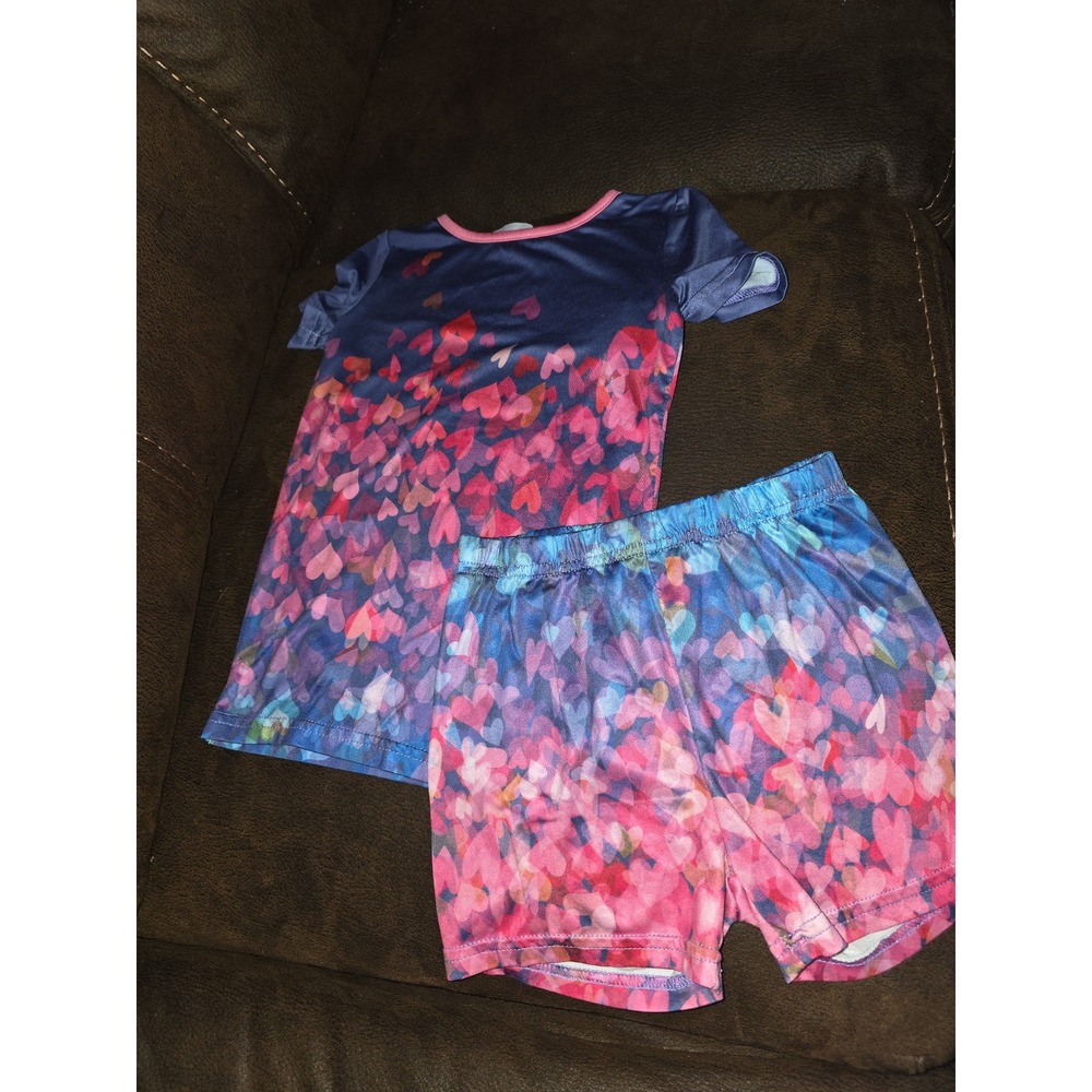 Wish me swing‎ valentine's day heart outfit top and shorts size 4